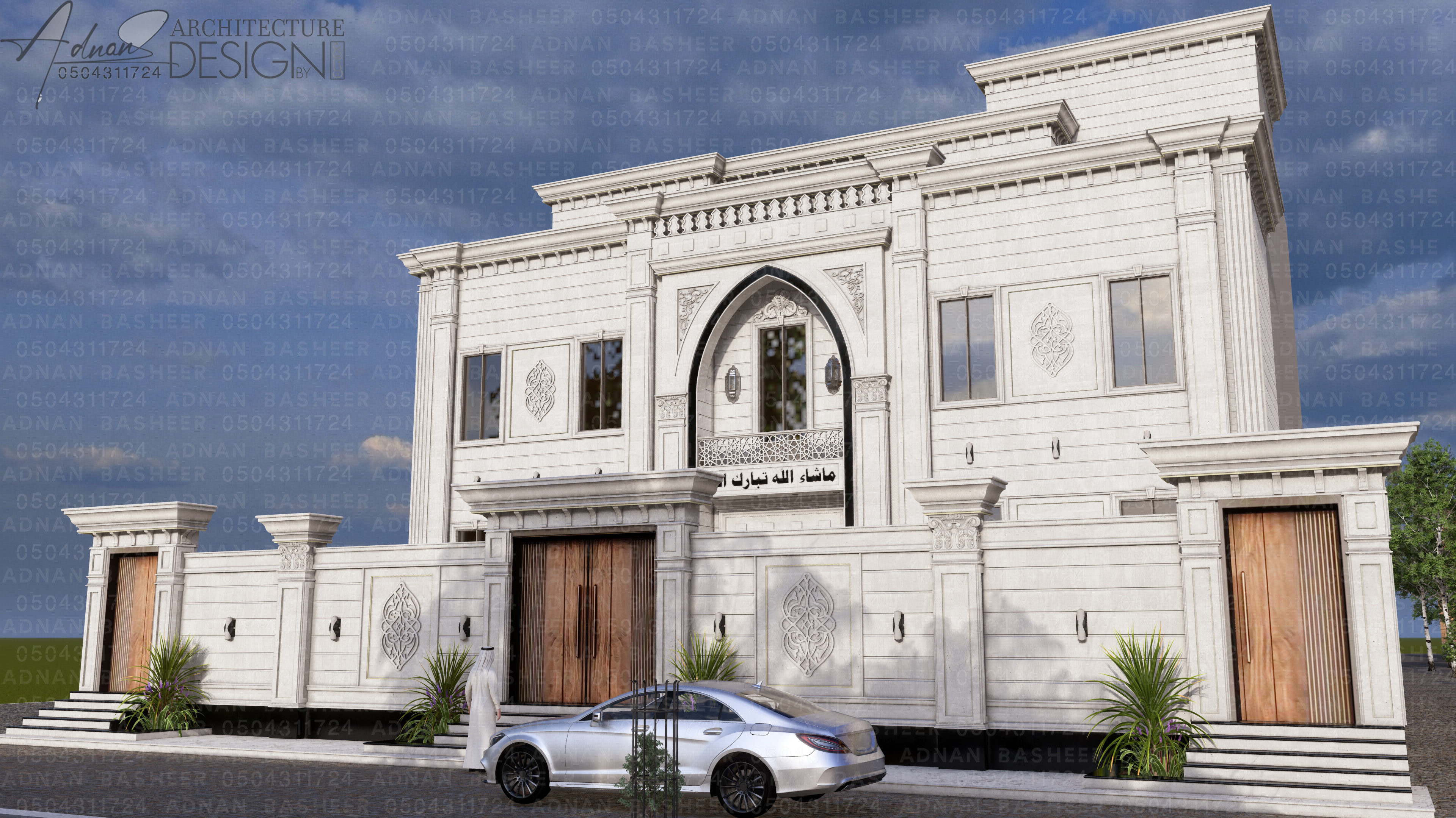 عرض تصميم واجهات ثلاثي الابعاد حجر بويه رخام مودرن حجازي 3D