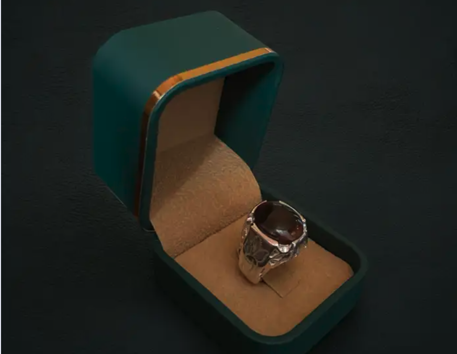 خواتم فضة عيار 925 رجالية ب احجار