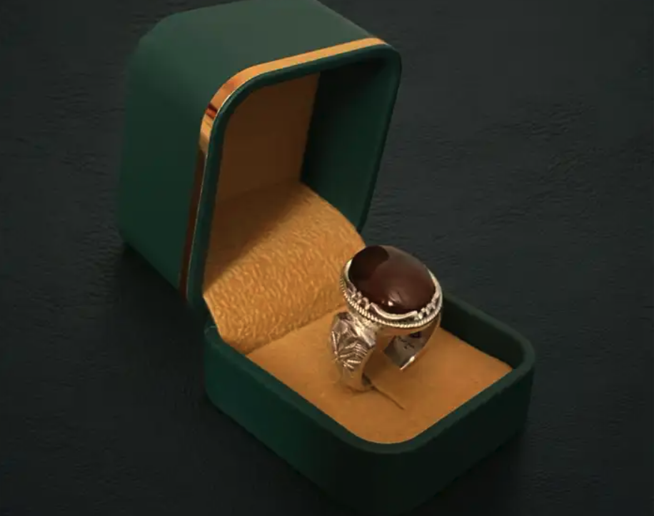 خواتم فضة عيار 925 رجالية ب احجار