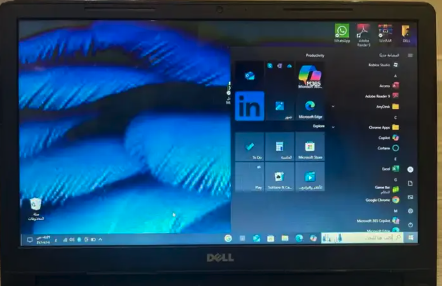 لابتوب dell نظيف