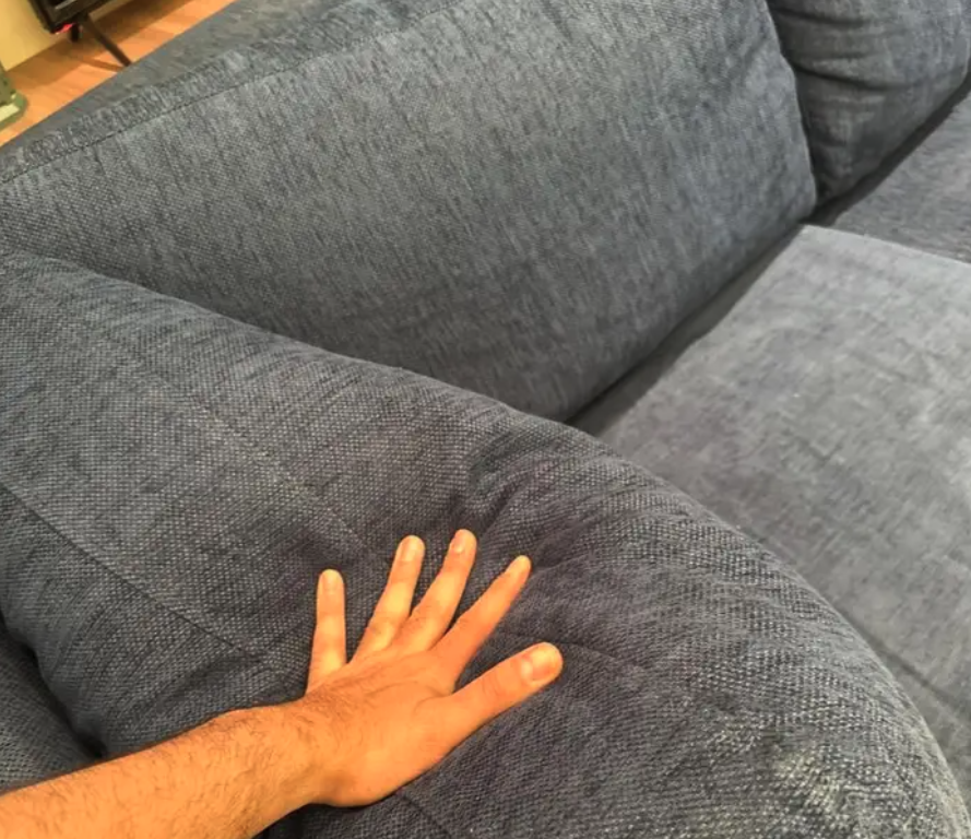 كنب كحلي مستخدم من هوم سنتر