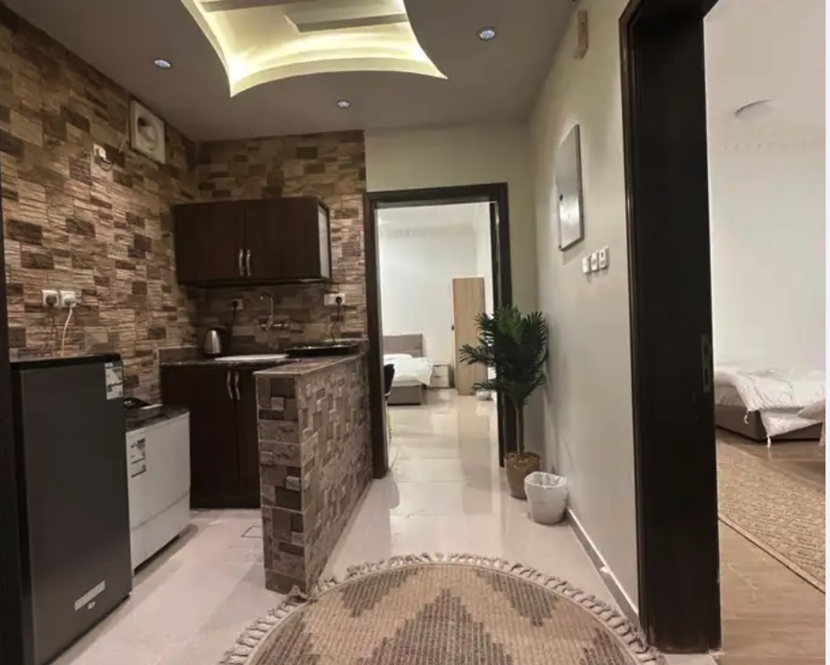 شقة مفروشة جديدة غرفتين للايجار اليومي