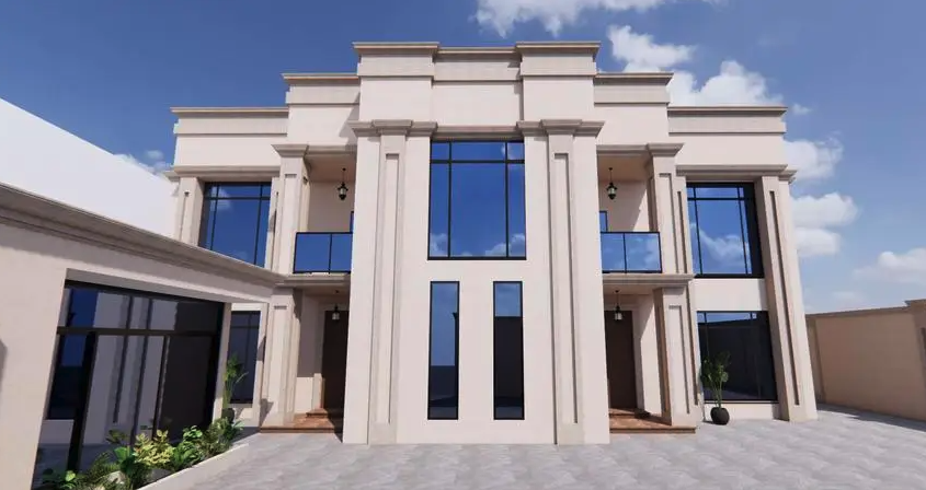 تصميم 3D داخلي وخارجي شامل للمشاريع وتنفيذها
