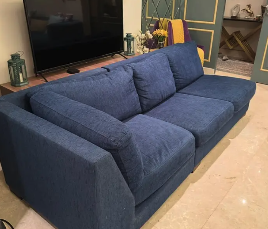 كنب كحلي مستخدم من هوم سنتر