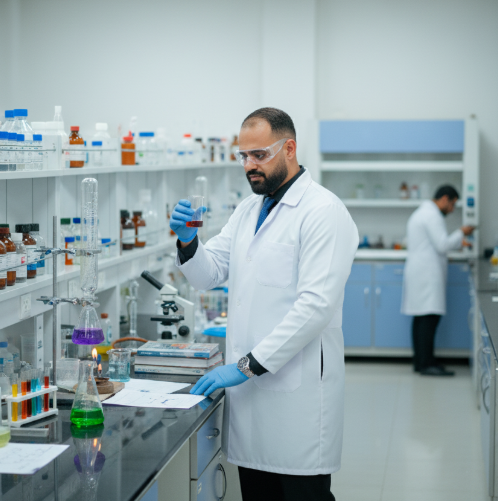 معلم كيمياء وفيزياء