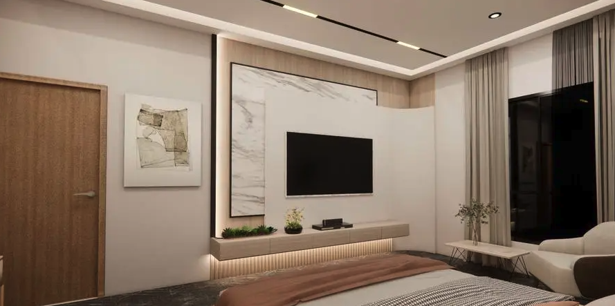 تصميم 3D داخلي وخارجي شامل للمشاريع وتنفيذها
