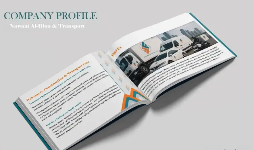 تصميم بروفايل شركة توصيل