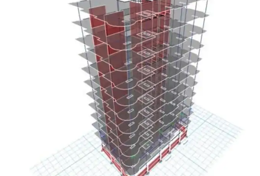 تصميم انشائى فلل ابراج