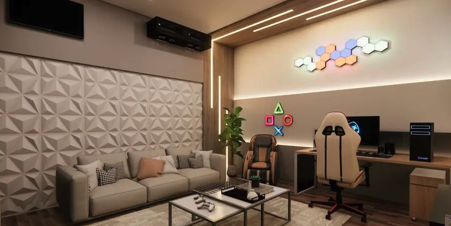 تصميم 3D داخلي وخارجي شامل للمشاريع وتنفيذها