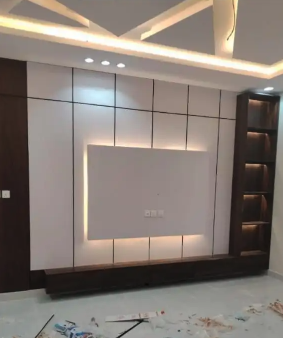 ديكورات حديثه بديل شيبورد ديكور شاشه