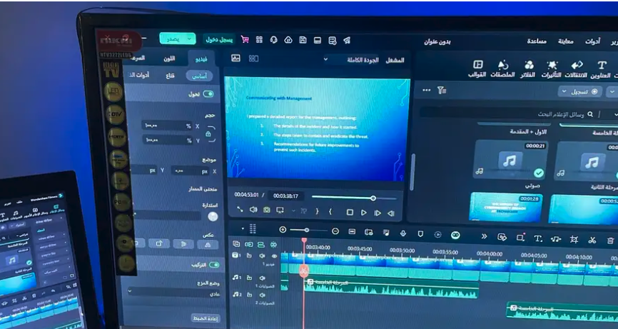 مونتاج و تصميم فديوهات احترافي و تصميم شعارات و صور