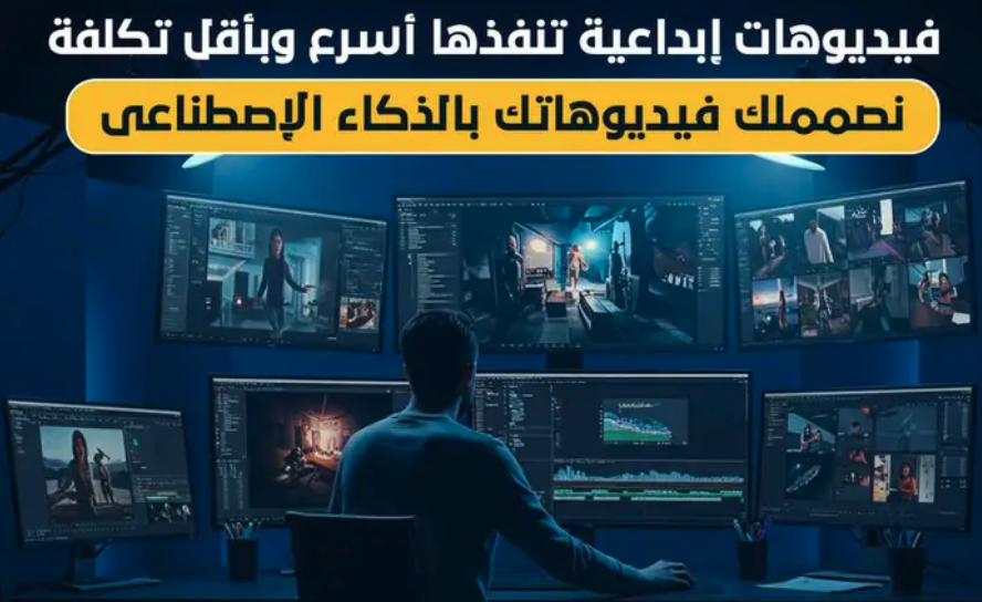 تصميم فيديو بالذكاء الاصطناعي