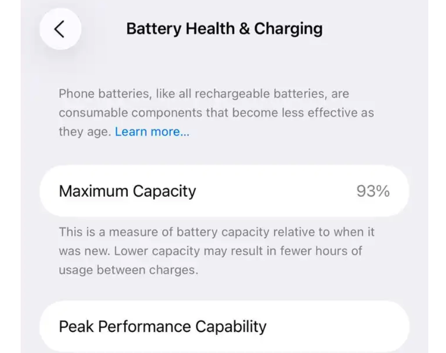 ايفون 14 برو ماكس جديد بطاريه 93..اسود