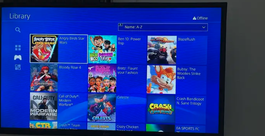 سوني 4 متهكر جاهز عليه اكتر من 40 لعبه