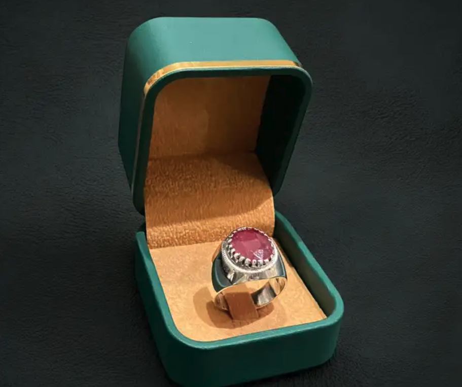 خواتم فضة عيار 925 رجالية ب احجار