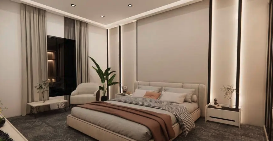 تصميم 3D داخلي وخارجي شامل للمشاريع وتنفيذها