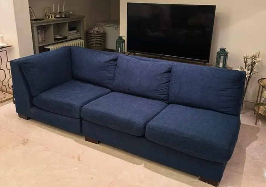 كنب كحلي مستخدم من هوم سنتر