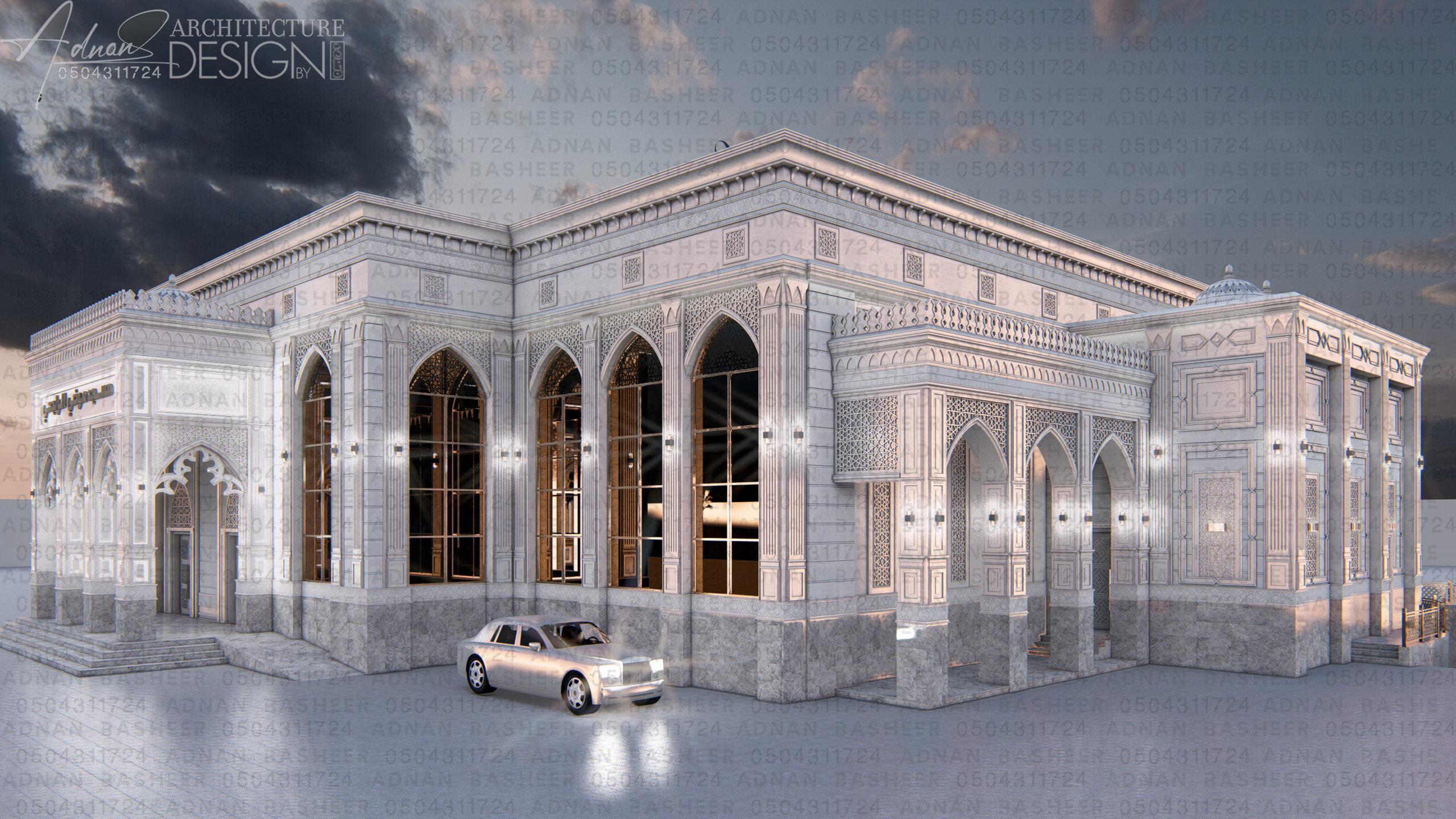 عرض تصميم واجهات ثلاثي الابعاد حجر بويه رخام مودرن حجازي 3D