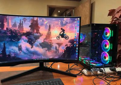 كمبيوتر مكتبي core i9 رام 32 شاشة قيمنق سامسونج 27 بوصة