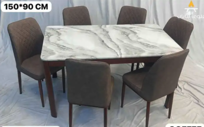 طاوله مع كرسي جديد موجود