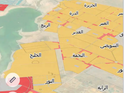 اقل عرض في السوق للبيع نص ارض في جوهرة العروس 1و حي الغدير