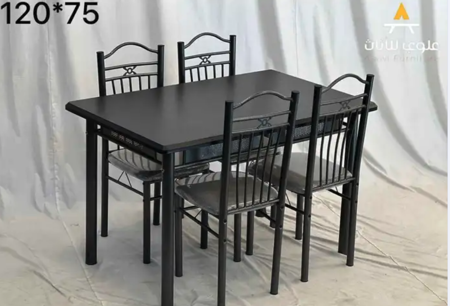 طاوله مع كرسي جديد موجود